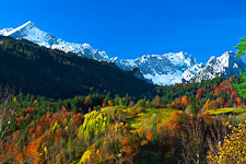 Herbst Garmisch-Partenkirchen Zugspitze Alpspitze